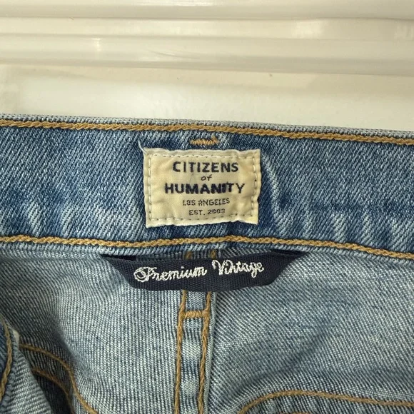 Citizens of Humanity Demy Ultra High Rise Cropped Flare Womens Size 28 - Picture 7 of 14